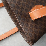 セリーヌ マカダム PVC レザー トートバッグ ブラウン - NEWSED