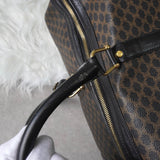 セリーヌ マカダム PVC ボストンバッグ ブラック - NEWSED