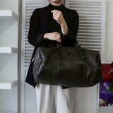 セリーヌ マカダム PVC / レザー ボストンバッグ ブラック - NEWSED