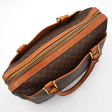 セリーヌ ヴィンテージ マカダム PVC/レザー ミニボストンバッグ ブラウン - NEWSED