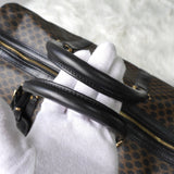 セリーヌ マカダム PVC ボストンバッグ ブラック - NEWSED