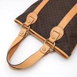 セリーヌ マカダム PVC/レザー トートバッグ ブラウン - NEWSED