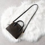 セリーヌ マカダム PVC / レザー 2way ハンドバッグ ショルダーバッグ ブラック - NEWSED