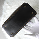 セリーヌ マカダム PVC 2way ハンドバッグ ショルダーバッグ ブラック - NEWSED