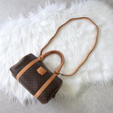 セリーヌ マカダム PVC 2way ミニボストンバッグ ショルダーバッグ ハンドバッグ ブラウン - NEWSED