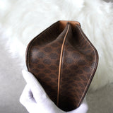 セリーヌ マカダム ガンチーニ金具 PVC 2way ハンドバッグ ショルダーバッグ ブラウン - NEWSED