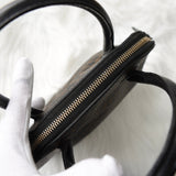 セリーヌ マカダム PVC / レザー 2way ハンドバッグ ショルダーバッグ ブラック - NEWSED