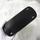 セリーヌ マカダム PVC / レザー 2way ハンドバッグ ショルダーバッグ ブラック - NEWSED