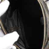 セリーヌ マカダム PVC / レザー 2way バニティバッグ ショルダーバッグ ブラック - NEWSED