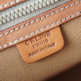 セリーヌ マカダム PVC / レザー 2way ハンドバッグ ショルダーバッグ ブラウン - NEWSED