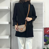 セリーヌ ヴィンテージ マカダム PVC / レザー ミニ ショルダーバッグ ベージュ / キャメル - NEWSED