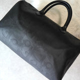 クリスチャン ディオール ヴィンテージ シャドー トロッター PVC / レザー ボストンバッグ ブラック - NEWSED