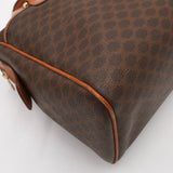 セリーヌ ヴィンテージ マカダム PVC/レザー ミニボストンバッグ ブラウン - NEWSED