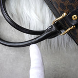 セリーヌ マカダム PVC ミニボストンバッグ ブラック - NEWSED