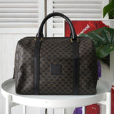 セリーヌ マカダム PVC ミニボストンバッグ ブラック - NEWSED