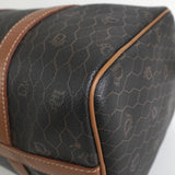 クリスチャン ディオール ハニカム PVC レザー ミニボストンバッグ ブラック / ブラウン - NEWSED