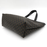 セリーヌ ヴィンテージ マカダム PVC/レザー ハンドバッグ ブラック - NEWSED