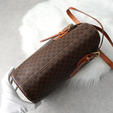 セリーヌ マカダム PVC レザー トートバッグ ブラウン - NEWSED