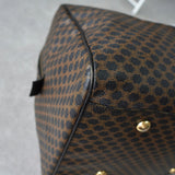 セリーヌ ヴィンテージ マカダム PVC/レザー ボストンバッグ ブラック - NEWSED