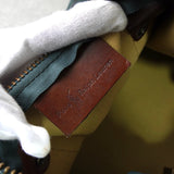 ラルフローレン チェック柄 PVC レザー ボストンバッグ グリーン - NEWSED