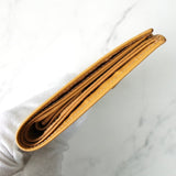 セリーヌ マカダム PVC / レザー 二つ折り財布 ホワイト / ベージュ - NEWSED