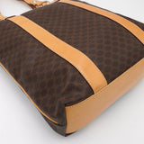 セリーヌ マカダム PVC/レザー トートバッグ ブラウン - NEWSED