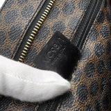 セリーヌ マカダム PVC/レザー トートバッグ ブラック/ブラウン - NEWSED