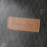 クリスチャン ディオール ヴィンテージ ハニカム柄 PVC ボストンバッグ ハンドバッグ ブラウン系 - NEWSED