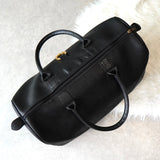 クリスチャン ディオール ヴィンテージ シャドー トロッター PVC / レザー ボストンバッグ ブラック - NEWSED