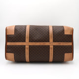 セリーヌ ヴィンテージ マカダム PVC/レザー ボストンバッグ ブラウン - NEWSED