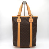 セリーヌ マカダム PVC/レザー トートバッグ ブラウン - NEWSED