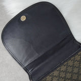 セリーヌ ヴィンテージ マカダム PVC / レザー ミニ ショルダーバッグ ブラウン / ブラック - NEWSED