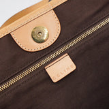 セリーヌ マカダム PVC/レザー トートバッグ ブラウン - NEWSED