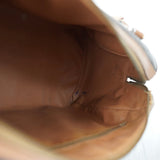 セリーヌ ヴィンテージ マカダム PVC /レザー ミニボストンバッグ ハンドバッグ ブラウン - NEWSED