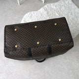 セリーヌ ヴィンテージ マカダム PVC/レザー ボストンバッグ ブラック - NEWSED