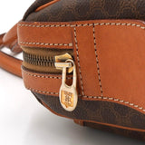 セリーヌ ヴィンテージ マカダム PVC/レザー ミニボストンバッグ ブラウン - NEWSED