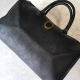 クリスチャン ディオール ヴィンテージ シャドー トロッター PVC / レザー ボストンバッグ ブラック - NEWSED