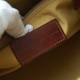 ポロ ラルフローレン チェック柄 PVC ミニボストンバッグ ハンドバッグ グリーン - NEWSED