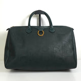 クリスチャン ディオール トロッター PVC / レザー ボストンバッグ グリーン - NEWSED