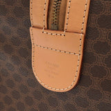 セリーヌ ヴィンテージ マカダム PVC/レザー ボストンバッグ ブラウン - NEWSED