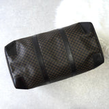 セリーヌ マカダム PVC / レザー ボストンバッグ ブラック - NEWSED