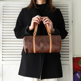 エトロ ペイズリー PVC ミニドラムバッグ ハンドバッグ ボルドー - NEWSED