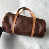 エトロ ペイズリー PVC ミニドラムバッグ ハンドバッグ ボルドー - NEWSED