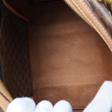 セリーヌ ヴィンテージ マカダム PVC ミニボストンバッグ ハンドバッグ ブラウン - NEWSED