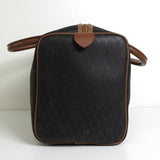 クリスチャン ディオール ハニカム PVC レザー ミニボストンバッグ ブラック / ブラウン - NEWSED