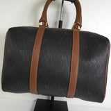 クリスチャン ディオール ハニカム PVC レザー ミニボストンバッグ ブラック / ブラウン - NEWSED