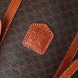 セリーヌ マカダム PVC/レザー バケツ型 トートバッグ ブラウン - NEWSED