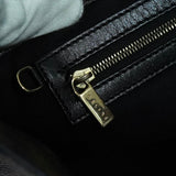 セリーヌ マカダム PVC レザー トートバッグ ハンドバッグ ブラウン ブラック - NEWSED