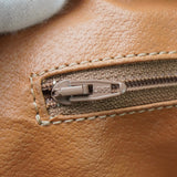 セリーヌ マカダム PVC / レザー ミニボストンバッグ ハンドバッグ ブラウン - NEWSED