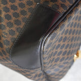 セリーヌ マカダム PVC / レザー ボストンバッグ ブラック - NEWSED